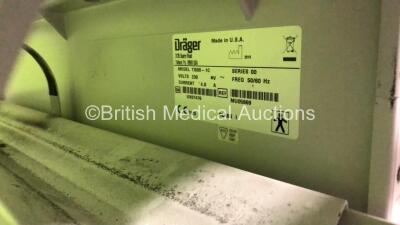 Drager Air Shields Isolette TI500 Transport Incubator (Powers Up with Missing Stand) *SN UX07476* - 3