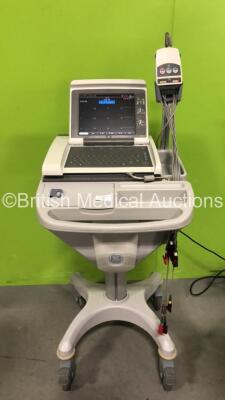 GE MAC 5500 ECG Machine on Trolley with Lead ECG Lead (Powers Up)