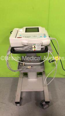 GE MAC 1200 ST ECG Monitor On Stand with 1 x 10 Lead EG Lead (Powers Up)