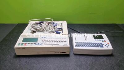 Job Lot Including 1 x Schiller AT-102 ECG Machine (No Power) and 1 x Agilent Pagewriter 300pi ECG Machine with 10 Lead ECG Lead (Powers Up)