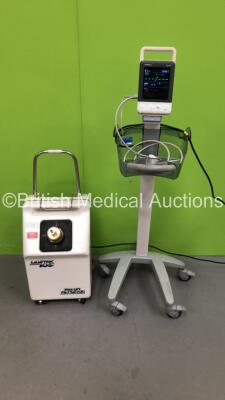 1 x Mindray VS-600 Vital Signs Monitor on Stand with BP Hose and SPO2 Finger Sensor and 1 x Walker Filtration LaserVac Suction Unit (Both Power Up)