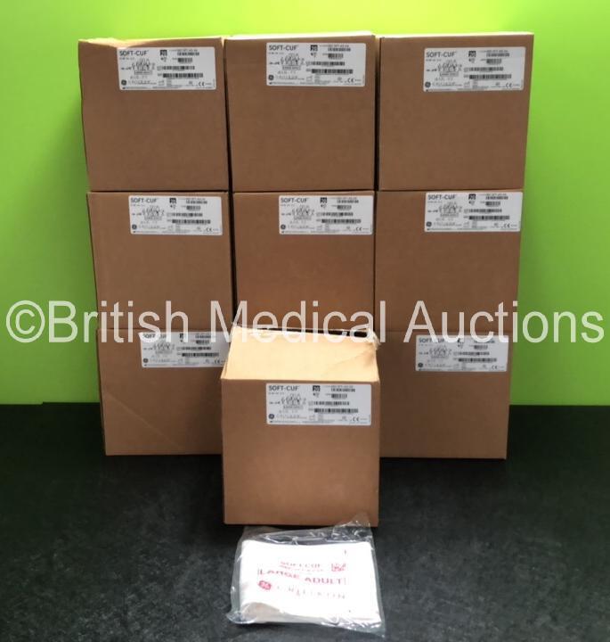 Job Lot of Approximately 190 x GE Critikon Large Adult Soft-Cuf Blood Pressure Cuffs 31-40cm *Mfd 2020*