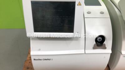 1 x Roche Cobas b221 Blood Gas / Electrolyte Analyzer and 1 x Roche OMNI S Blood Gas / Electrolyte Analyzer (Both Power Up) - 6