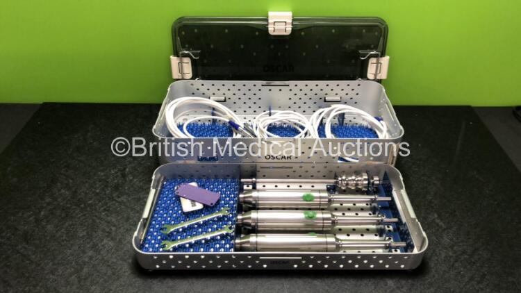 Orthosonics LTD Arthroplasty Probe Handpieces and 3 x Cables and Accessories in Tray