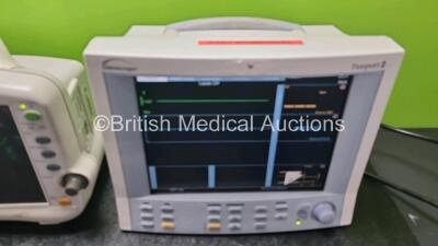 Job Lot Including 1 x Edward Lifesciences Vigelance 2 Patient Monitor with ECG and SvO2 Options, 1 x GE Dash 3000 Patient Monitor with ECG, SpO2, NBP, and Temp/CO Options and 1 x Datascope Passport 2 Monitor with ECG and SpO2 Optons (All Power Up, with D - 4