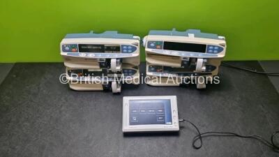 Mixed Lot Including 1 x CUBEscan Biocon-700Bladder scanner Volume Measurement ,3 x Cardinal Health Alaris GH Syringe Pumps (All Power Up) and 1 x Cardinal Health Alaris CC Syringe Pumps (Draws Power)