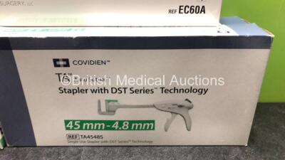 Job Lot Including 5 x Covidien DST Series Staplers, 2 x Space OAR Systems and 1 x Ethicon Echelon Flex 60 Stapler *All Expired* - 6