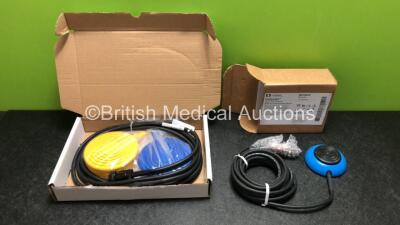 Job Lot Including 1 x Valleylab Twin Electrosurgical / Diathermy Footswitch and 1 x Covidien Valleylab Bipolar Dome Footswitch *Both in Excellent Condition - Like New*