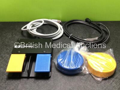 Job Lot Including 1 x Valleylab Electrosurgical / Diathermy Footswitch and 1 x Covidien Valleylab Monopolar Footswitch *Both in Excellent Condition - Like New*