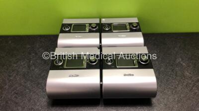 4 x ResMed S9 CPAP Units with 4 x Power Supplies (All Power Up, 1 x Damage to Casing - See Photos) *SN 23122072316 / 22171007125 / 231115115733 / 22101087322*