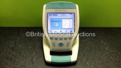 Verathon BVI 9400 Portable Bladder Scanner with 2 x Batteries (Powers Up with Slight Damage to Casing - See Photos)