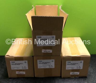 2000 x Vyaire Medical / Vital Signs Straight T Adapters with Female Luer Lock Connectors *Unused* (4 x Boxes in Photo, 20 x Boxes in Total - 100 Units per Box)