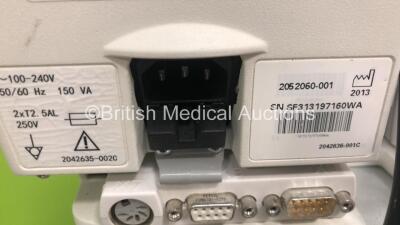 2 x GE B30 Patient Monitors on Stands with 2 x E-PSMPW Multiparameter Module with NIBP, P1, P2, T1, T2, SPO2 and ECG Options (Both Draw Power, 1 x Blank Screen) *S/N SF313197161WA / SF313197160WA* - 8