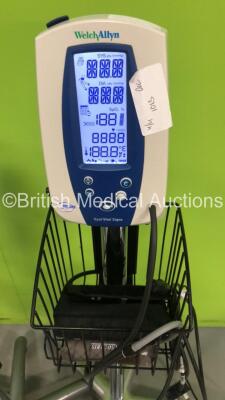 4 x Welch Allyn SPOT Vital Signs Monitors on Stands (All Power Up) *S/N 200811354 / 200801492 / 200802839 / 200802944* - 5