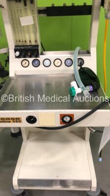 Blease Frontline 560 Anaesthesia Machine with Blease 8200s Ventilator, Absorber and Hoses (Powers Up) *S/N 0550194* - 4