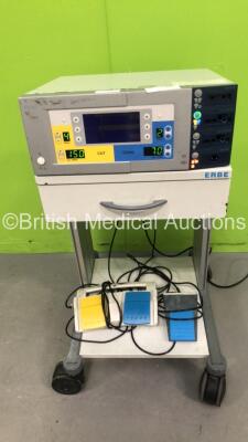 ERBE VIO 300 S Electrosurgical / Diathermy Unit Software Version 1.1.0 with Footswitch on Stand (Powers Up) *H*