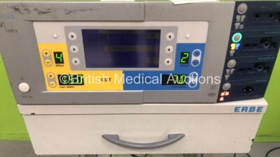 ERBE VIO 300 S Electrosurgical / Diathermy Unit Software Version 1.1.0 with Footswitch on Stand (Powers Up) *H* - 2