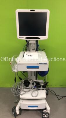 Medtronic Workstation with Monitor and Accessories (Powers Up) *S/N TSGA01960*