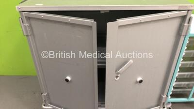 1 x Stainless Steel Mobile Storage Trolley and 1 x Bristol Maid Mobile Trolley - 2