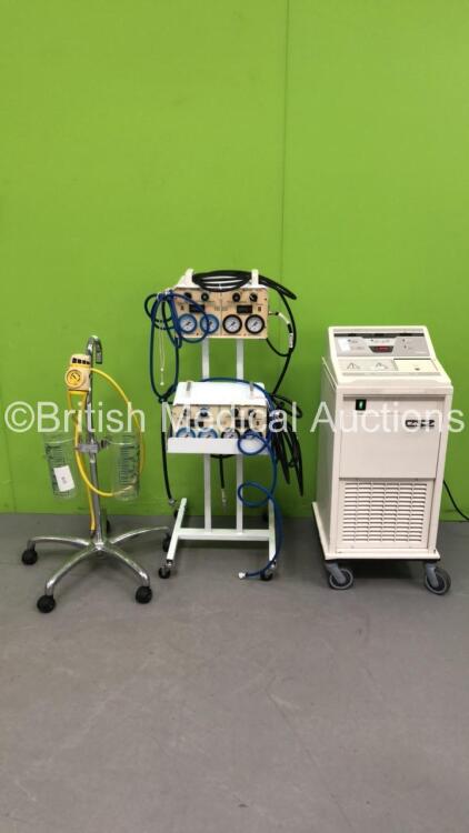 2 x Anetic Aid Tourniquets with Hoses, 1 x Regulator on Stand and 1 x CSZ Blanketrol II Unit (Powers Up)