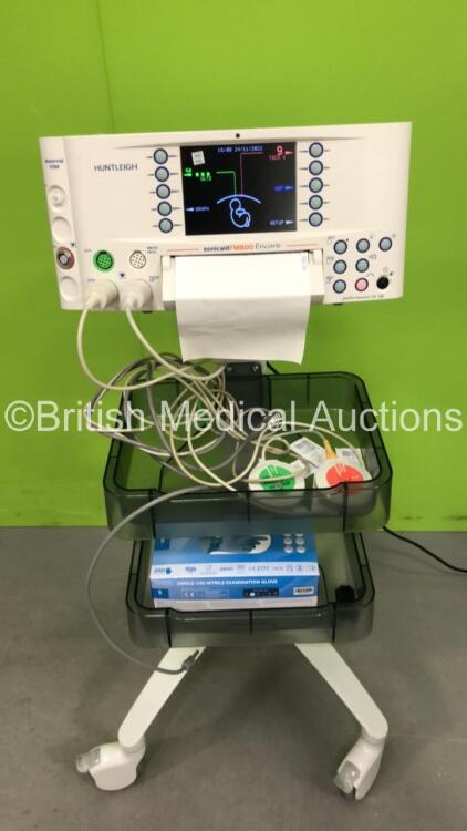 Huntleigh Sonicaid FM800 Encore Fetal Monitor on Stand with 1 x US Transducer