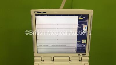 Mortara ELI 350 ECG Machine on Stand (Powers Up) - 3