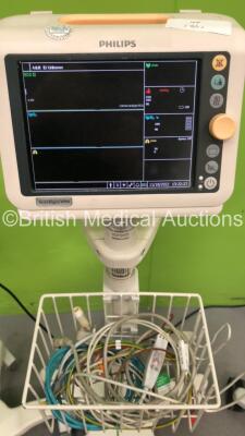 2 x Philips SureSigns VS3 and 1 x Philips SureSigns VM4 Patient Monitors on Stands (All Power Up - See Photos for Options) - 4