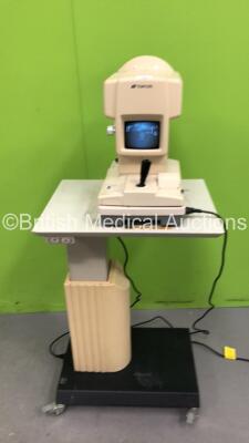 TopCon KR-7000P Auto Kerato-Refractometer on Table (Powers Up) *S/N 140522*