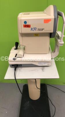 TopCon KR-7000P Auto Kerato-Refractometer on Table (Powers Up) *S/N 140522* - 3