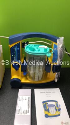 1 x SAM 12 Suction Unit and 1 x Laerdal LSU Suction Unit with 1 x Cup,1 x Battery and 1 x User Guide (Both Power Up in Excellent Condition) *SN 1012-2372, 7842095504, WO38697* - 3