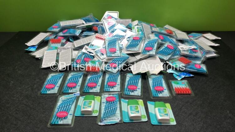 Job Lot of Dental Accessories Including Interdental Teeth Brushes, Tepe Brushes and Gingival Gels