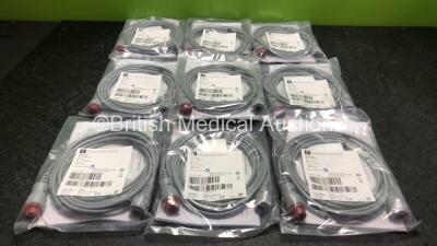 10 x Edwards Lifesciences Ref PX1800 TruWave Model PX1800 Reusable Cables *All Unused*