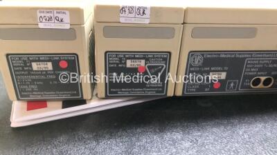 Mixed Lot Including 1 x Shrewsbury Ultrasound 2 Unit with 1 x Transducer / Probe and 1 x AC Power Supply in Carry Bag (Powers Up) 1 x EMS Medilink Control Module (Powers Up with Faint Display Screen-See Photo) 1 x Datex Ohmeda 3800 Pulse Oximeter (Powers - 6