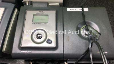 Job Lot of Philips CPAP and BiPap Units Including 4 x Philips Respironics BiPap ST Units with 3 x AC Power Supplies (All Power Up with Missing Dials) 10 x Philips Respironics REMstar Auto A-flex CPAP Units with 6 x AC Power Supplies (All Power Up 5 with M - 2