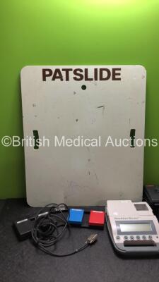 Mixed Lot Including 1 x Pat Slide Transfer Board, 1 x FMS Group Footswitch, 1 x Verathon BVI 3000 Bladder Scanner, 1 x REMstar Auto A Flex Unit and 3 x System One Humidifier Units - 2