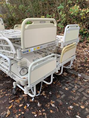 4 x Hill Rom Evolution Electric Hospital Beds with 3 x Head and 4 x Foot Boards - 4