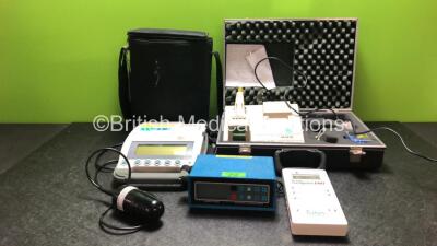 Mixed Lot Including 1 x Verathon BVI 3000 Bladder Scanner with 1 x Transducer / Probe in Carry Bag (Untested Due to Missing Battery) 1 x Teledyne Percent Oxygen Meter (Untested Due to Possible Flat Batteries) 1 x Bio Logic Navigator PRO Hearing Diagnostic