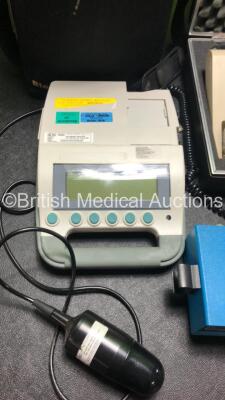 Mixed Lot Including 1 x Verathon BVI 3000 Bladder Scanner with 1 x Transducer / Probe in Carry Bag (Untested Due to Missing Battery) 1 x Teledyne Percent Oxygen Meter (Untested Due to Possible Flat Batteries) 1 x Bio Logic Navigator PRO Hearing Diagnostic - 2