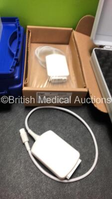 Mixed Lot Including 1 x Sweat Stop DE 20 Iontophoresis Device with 1 x AC Power Supply (Powers Up) 2 x Drager Infinity M Cable Modules and 1 x Hidrex PSP 100 Unit - 3