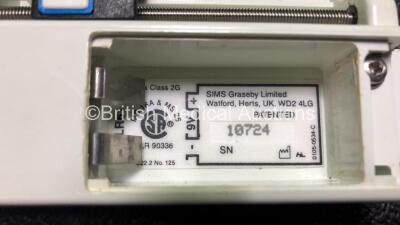 9 x Graseby MS 26 Syringe Drivers (All Untested Due to Missing Batteries,1 with ,Missing Battery Cover) *SN 10724, 33379, 31033, 86304, 86058, 34275, 36278, 86306, 9167* - 3