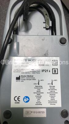 Mixed Lot Including 2 x GE Tram Rac 4A Module Racks, 1 x Medela Lactina Electric Plus Breast Pump (No Power) 1 x Ameda Egnell Breast Pump (Untested Due to Foreign Plug) 1 x Stryker SofCare Pump (Powers Up with Damaged Cable-See Photo) 1 x Thrombotrack Blo - 8