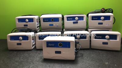 13 x ArjoHuntleigh Aura Mattress Pumps (All Power Up) *SN 1100021448, 1400007829, 1100019535, S1002461, 1100019524, 1100019502, 1200013749, 1100021426, 1500004469, 1400021991, 140007840*