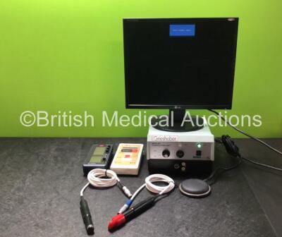 Mixed Lot Including 1 x Medtronic Dual Chamber Temporary Pacemaker (Untested Due to Possible Flat Batteries) 1 x Bio Logic Model 580-NAVPRO 1 Hearing Diagnostic Set Untested Due to Missing Power Supply) 1 x LG L1953TX Monitor (Powers Up) 1 x Grieshaber Bi