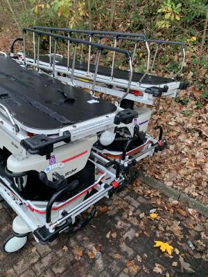 4 x Stryker Patient Trauma Trolleys - 5