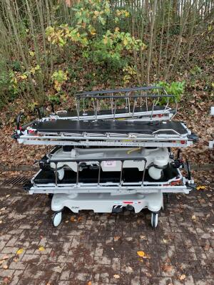 4 x Stryker Patient Trauma Trolleys - 6