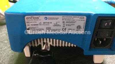 Mixed Lot Including 1 x Megadyne Mega Vac Plus Smoke Evacuator (Powers Up) 1 x Aircast Venaflow Elite SCD Pump (Powers Up) 3 x GE enFlow Controller Model 121 Blood Warming Units with 3 x Probes (All Power Up) - 5