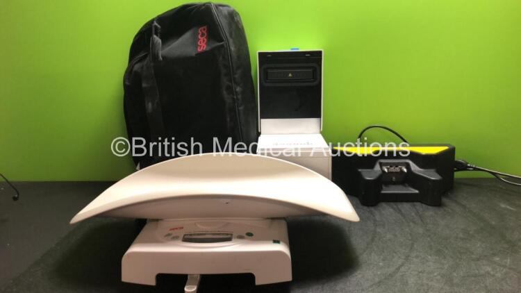 Mixed Lot Including 1 x Seca Model 384 Weighing Scales in Carry Bag (Powers Up) 1 x Hain Fluoro 12 Cycler Unit (Powers Up) 1 x Sono Site REF P12834-40 Docking Station (No Power) *SN 53841916149699, FLUORO1200200, 04CN4K*