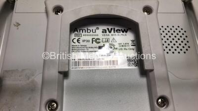 Ambu aView Ref- 405001000 Monitor with 1 x Power Supply (Powers Up) - 2