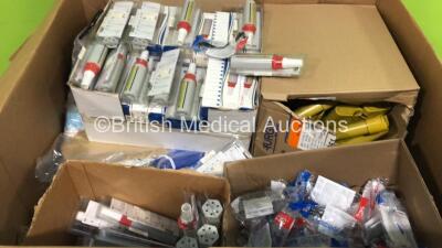 Pallet of Consumables Including Safety Spectacles, Sharps Bins and Peak Flow Meters (Out of Date) - 2