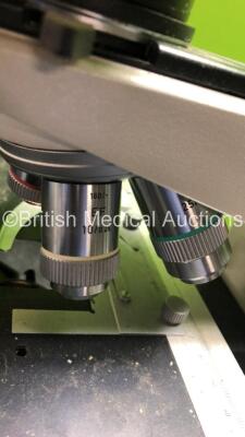 1 x Leitz Wetzlar Laborlux K Microscope Including 3 x Optics *1 x Leitz Wetzlar EF 4/0.12 Optic, 1 x Leitz Wetzlar EF 10/0.25 Optic and 1 x Leitz Wetzlar EF 25/0.50 Optic* (Powers Up) 1 x Leitz Wetzlar SM-LUX Microscope Including 3 x Optics *1 x Leitz Wet - 5